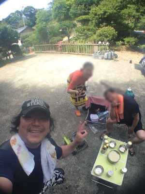 野外そうめん