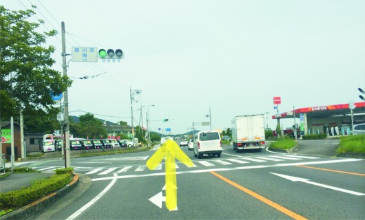 イオン綾川方面から