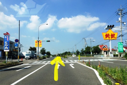 高松方面から
