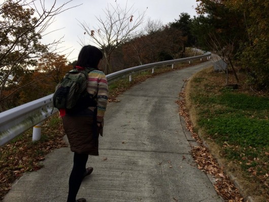 いい感じの上り坂