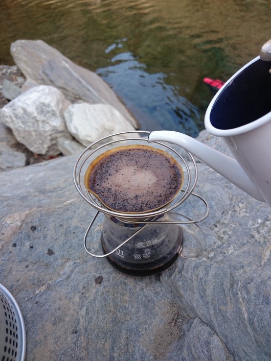 淹れたてコーヒー