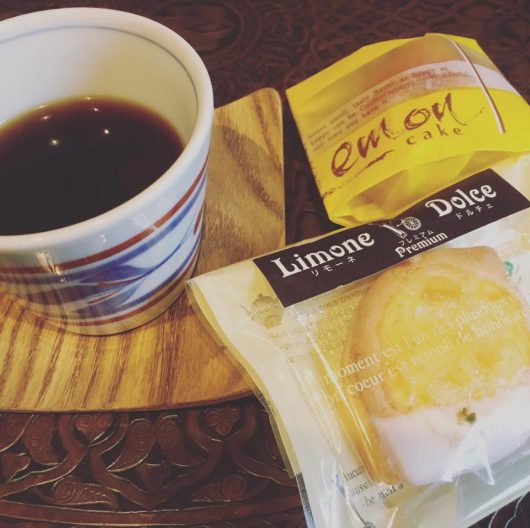 レモンケーキとのコーヒーマリアージュ